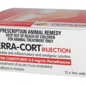 Ferra-Cort+Carton, Ferra-Cort 3ml, Ferra-Cort 3ml, Ferra-Cort injection, Ferra-Cort veterinary injection, Ferracort injection, Anti-inflammatories & Pain Relievers (مسكن للآلام), Most Popular (مهم) , anti-inflammatory, antiinflammatory, Arthritis, cort, ferra, ferra-cort, ferracort, flumethasone, joints, pain reliever, buy Ferra-Cort 3ml injection online,