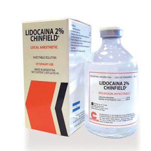Lidocaina 2% Chinfield, LIDOCAINA 2% FCO 100ml, with analgesic Tags: anesthesia, anesthetic, camel, chinfield, epidural, horse, injection, intramuscular, lidocaina, nerve, paravertral,
