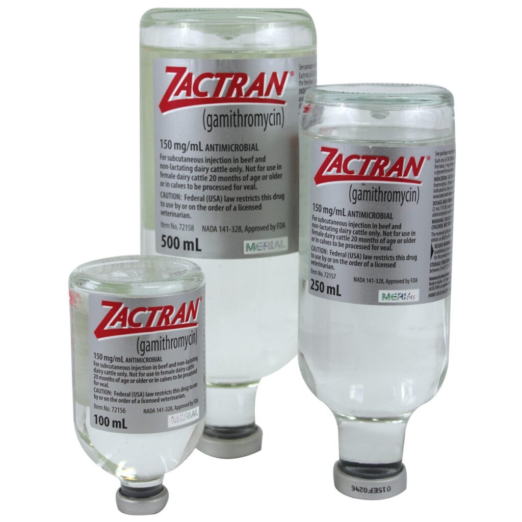 Zactran (gamithromycin) - SCV VET SUPPLIES