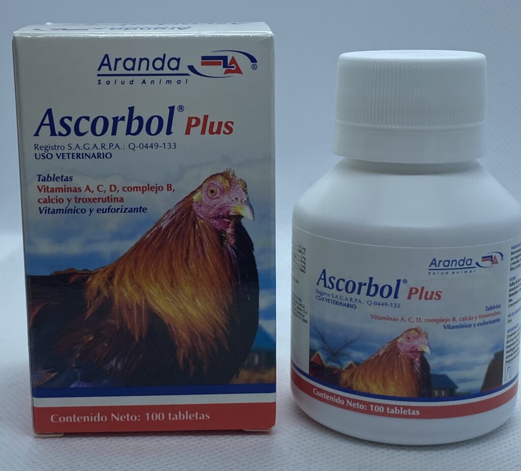 Ascorbol plus for roosters, Ascorbol tablets, Ascorbol plus, Ascorbol Injectable 50ml, Ascorbol plus benefits, Ascorbol plus reviews, Ascorbol Plus para gallos,