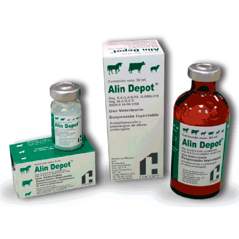 Alin Depot 50ml, Alin Depot 50ml injection, Alin Depot for animal use, Alin Depot for cattles, Alin Depot for sheeps, Alin Depot injection, Alin DEPOT que es, 