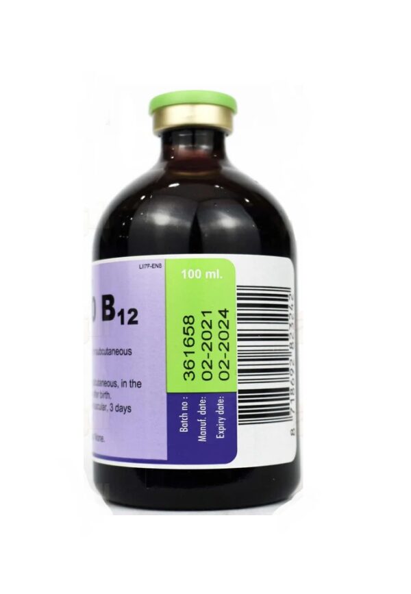 Intrafer-200 B12 100ml, Intrafer-200 B12, Intrafer-200 B12 100ml Injection, b12, chemie, cyanocobalamin, hierro, intrafer, iron, vitamine, vitamins, Buy Intrafer-200 injection, Intrafer-200 B12 for animal use, Intrafer-200 B12 Animal Medicine, Intrafer-200 B12 iron injection,