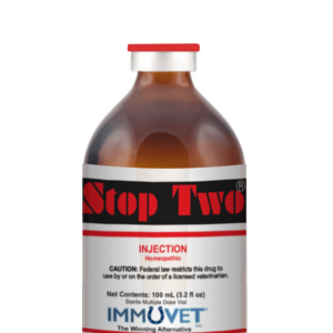 Stop Two 100ml, Stop Two injection, Stop Two veterinary injection, USA stop two injection, Stop two by immuvet, immuvet stop two injection, immuvet injections, Buy stop two injection online, Stop two injection for sale, stop two 100ml for animal use, horses Stop Two 100ml,